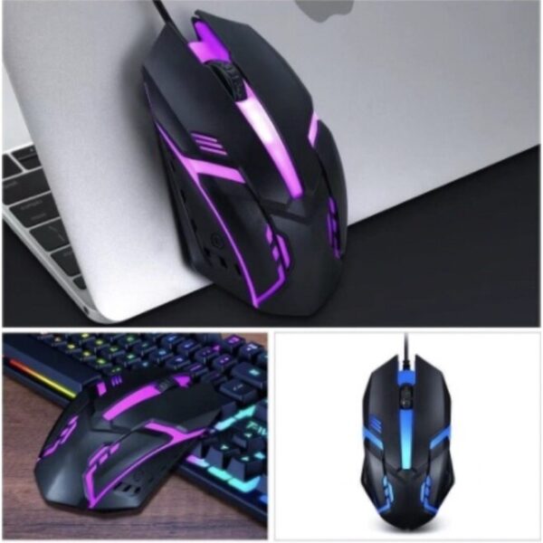 Alfa-usb mouse para gamer, 3200dpi, led rgb, para fio jx-m20 - Image 5