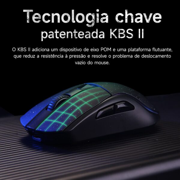 Dareu pc gaming mouse tri-modo conectar bluetooth wired 2.4g sem fio ratos com base de carregamento kbs botões para portátil gamer - Image 4